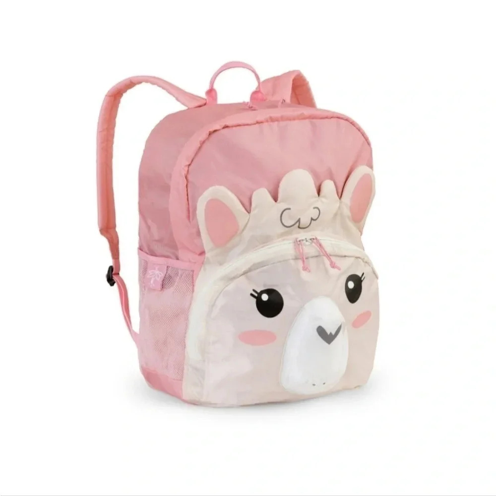 Firefly Outdoor Gear Izzie the Llama kids Backpack  (Pink & Cream)